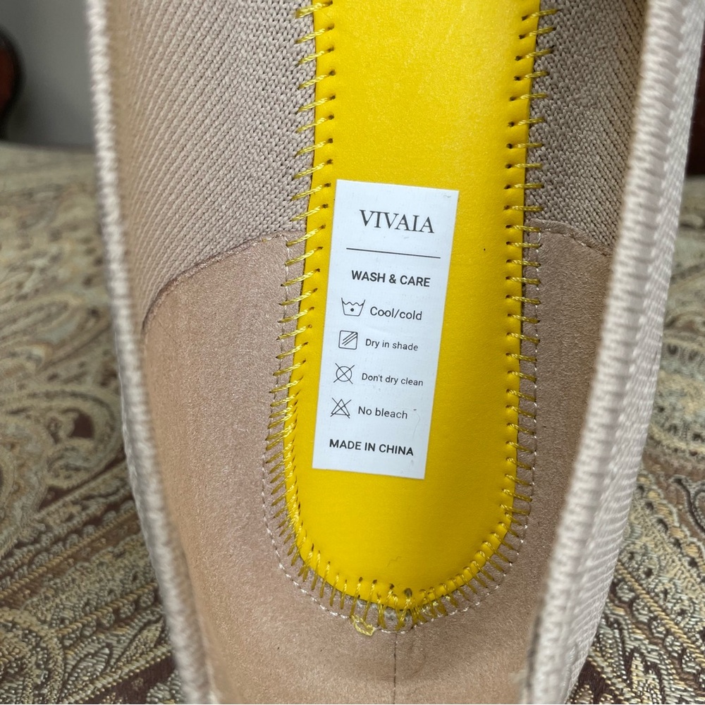 Vivaia Veronica Cream Point Toe All Day Standing Flats Comfortable Size 8 - Picture 16 of 16